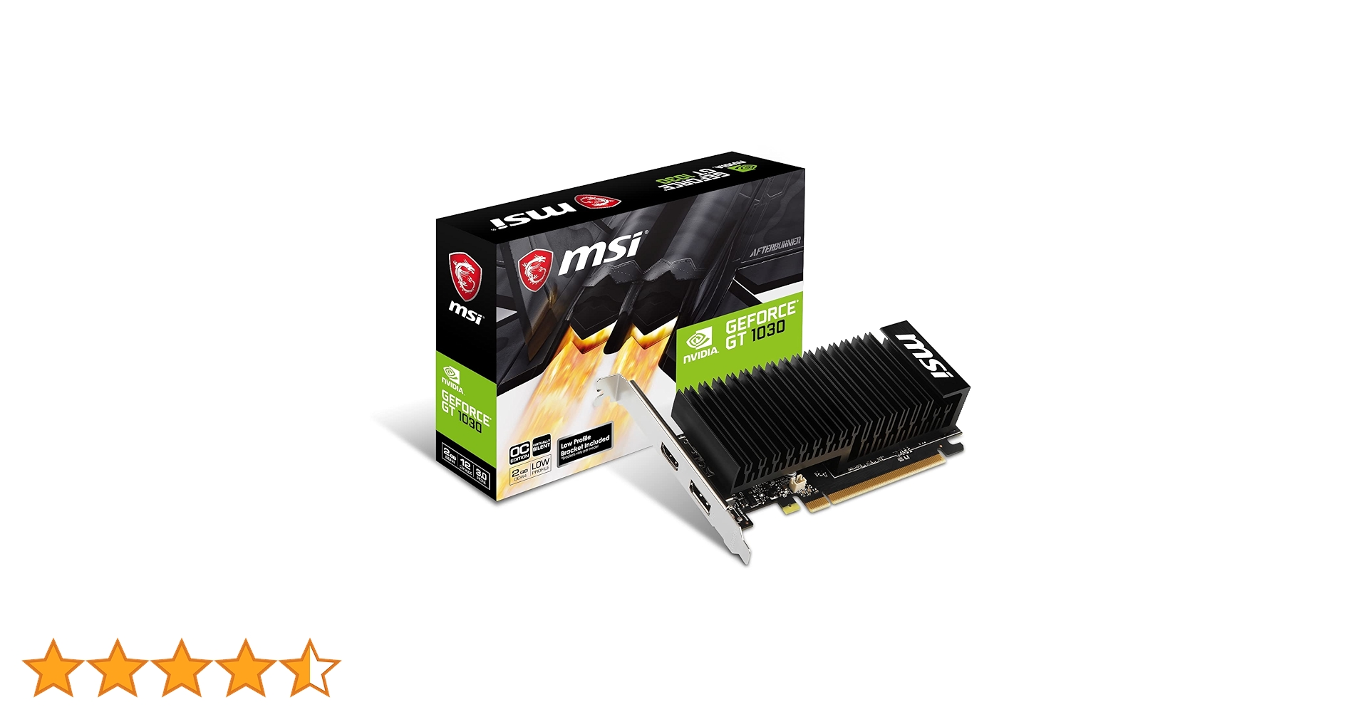 Amazon | NVIDIA GEFORCE GT 1030 2GHD 4 LP OC MSIグラフィックカード